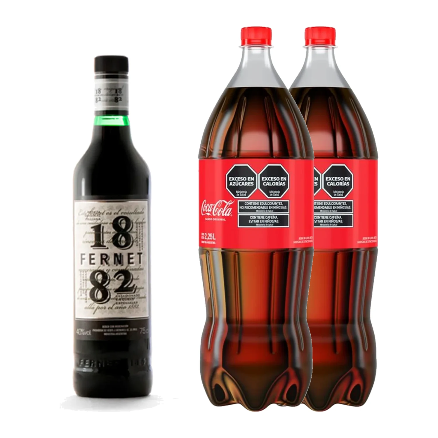 Combo Fernet 1882 con Coca